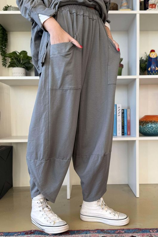 Lagen Shelby Sweatshirt Barrel Pant Storm /5